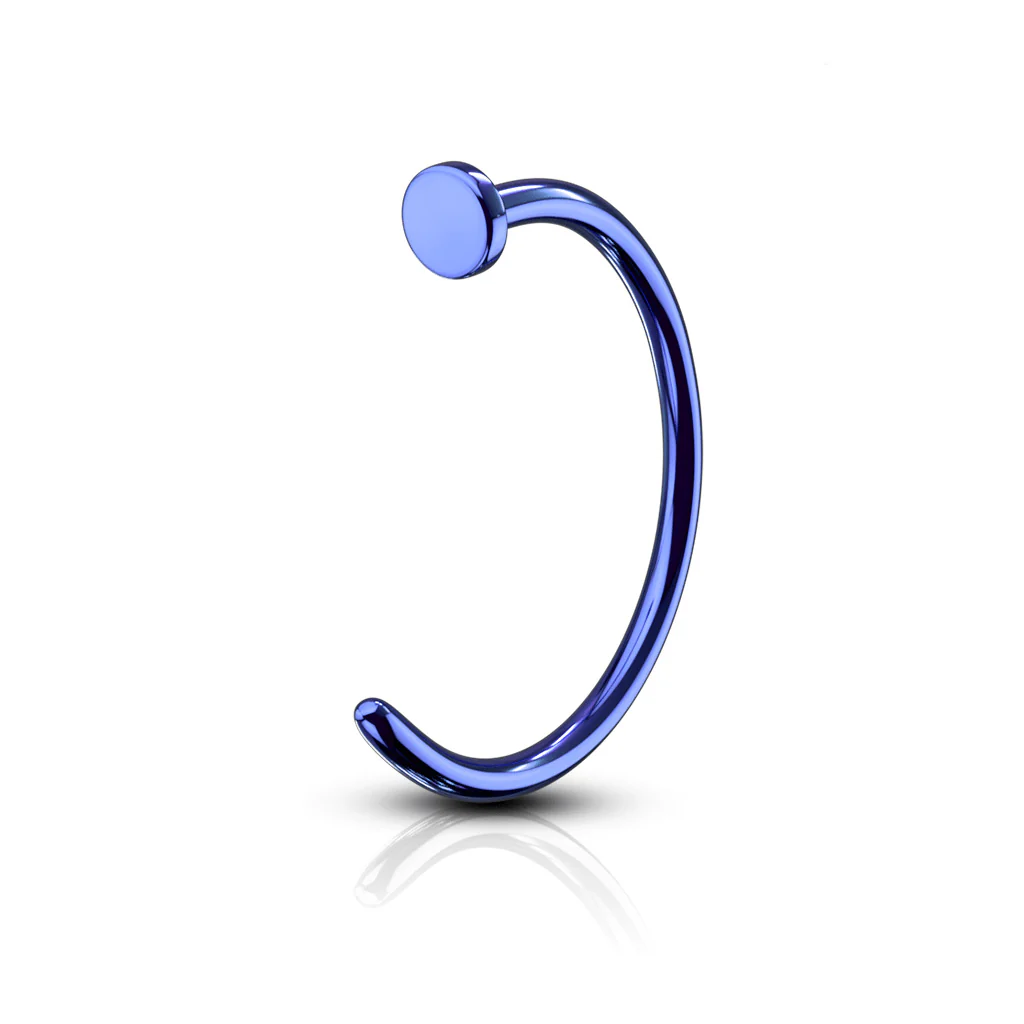 Nose Hoop Ring Titanium IP over Steel - Image 3