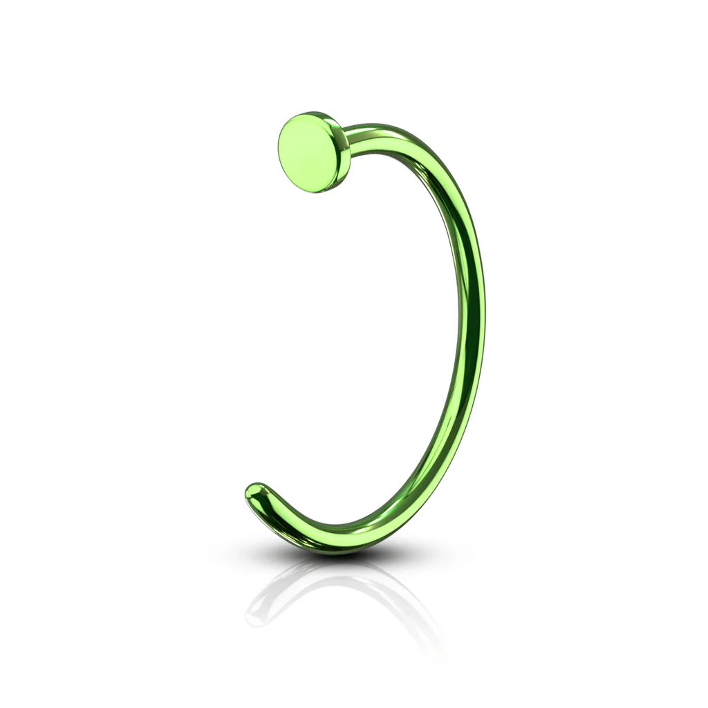 Nose Hoop Ring Titanium IP over Steel - Image 4